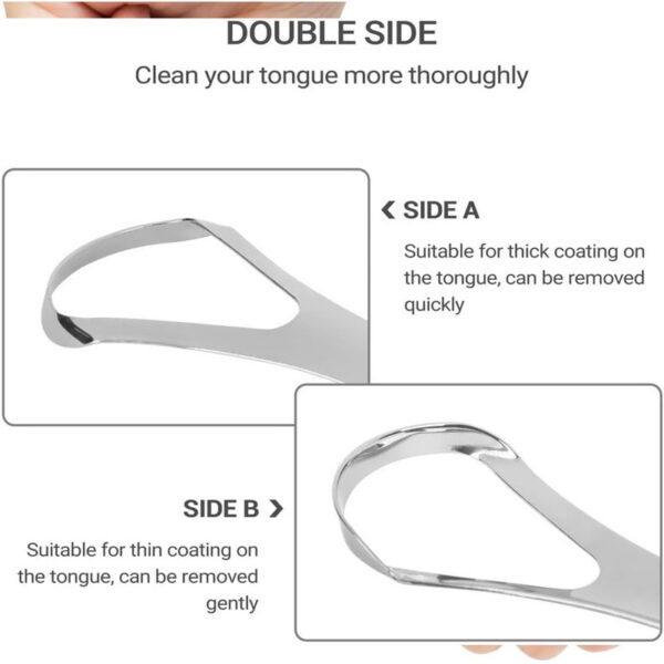 Premium Stainless Steel Tongue Cleaner (3-Pack)